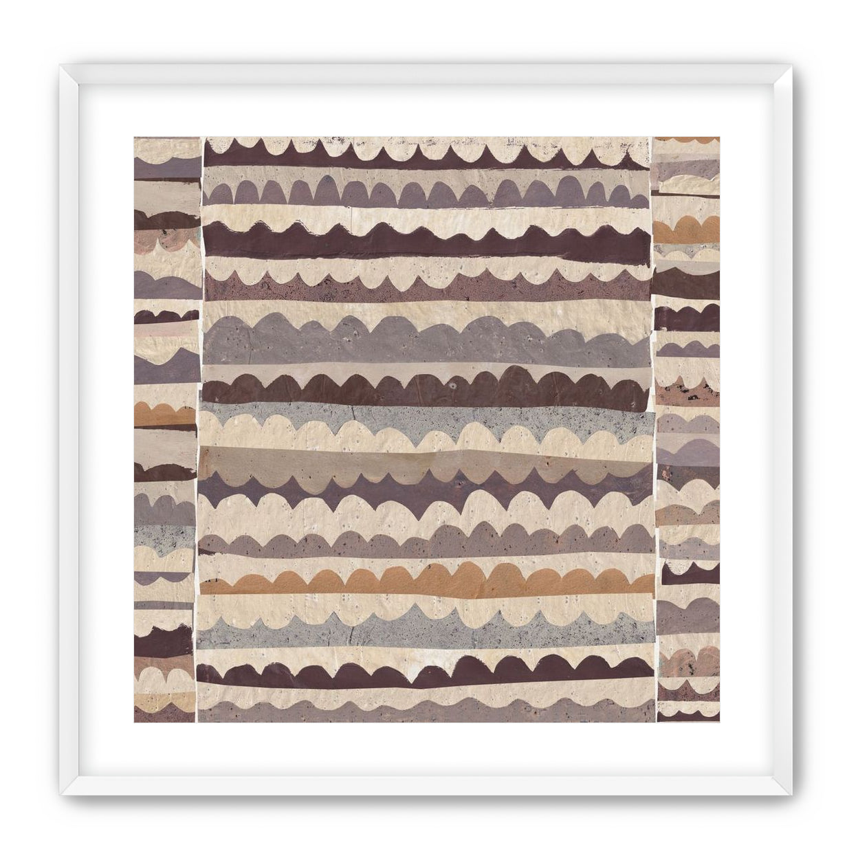 Paper strips landscape