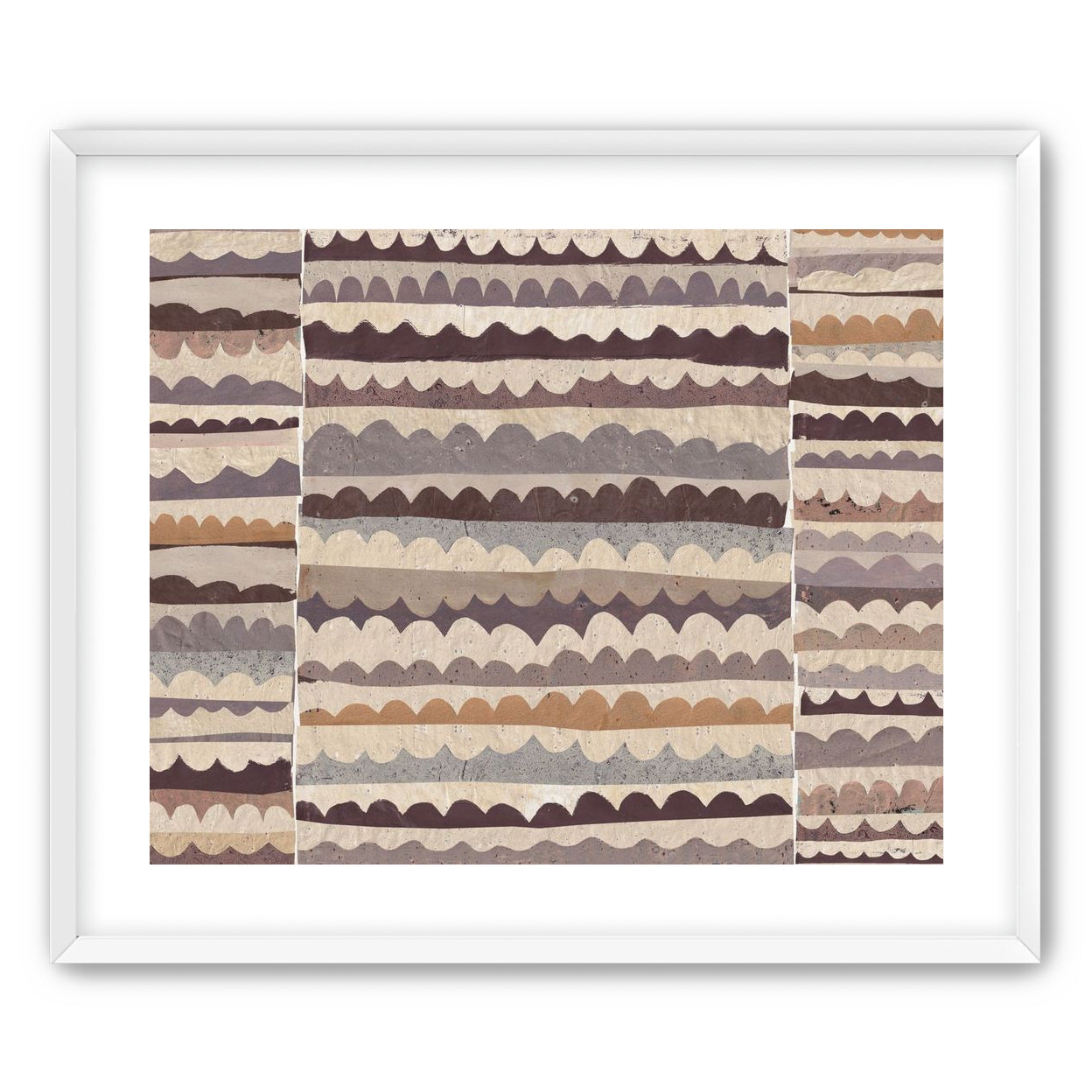 Paper strips landscape