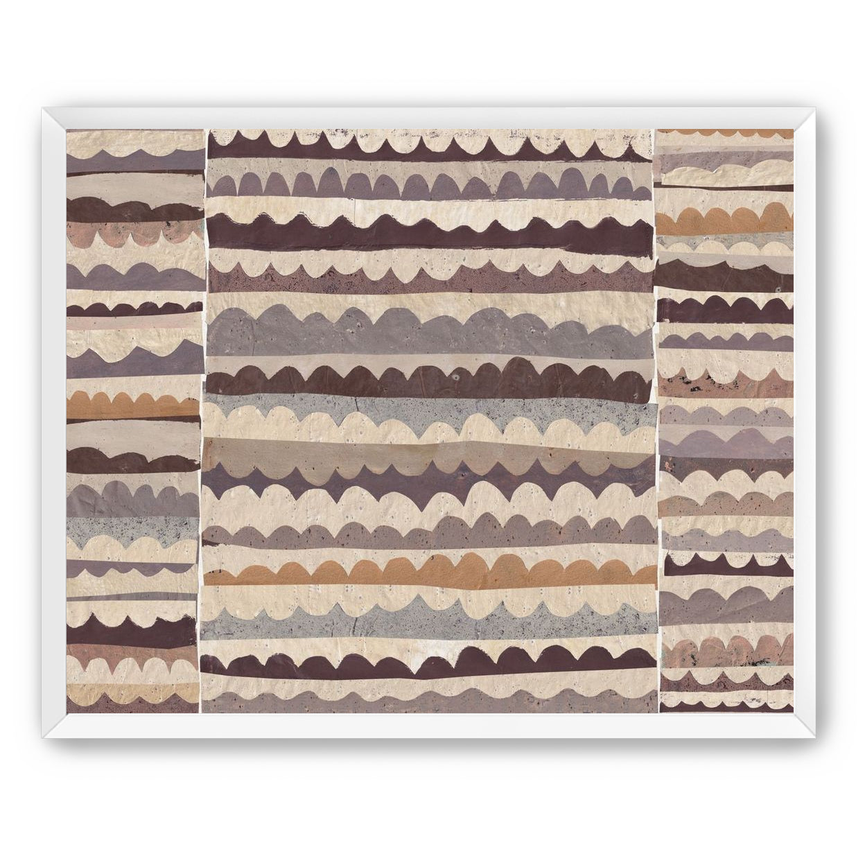 Paper strips landscape