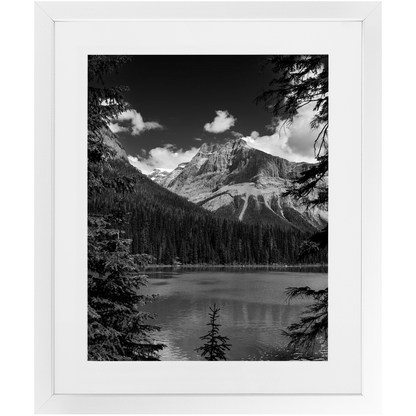 Lake, Trees &amp; Mountains