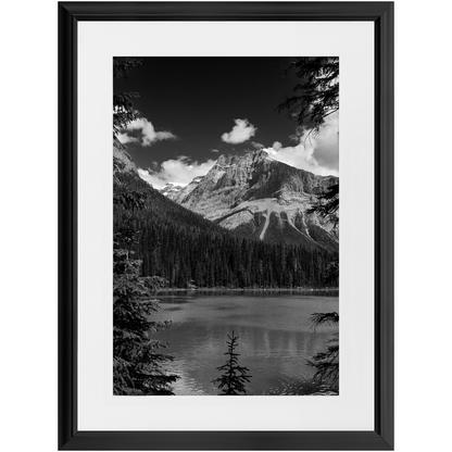 Lake, Trees &amp; Mountains