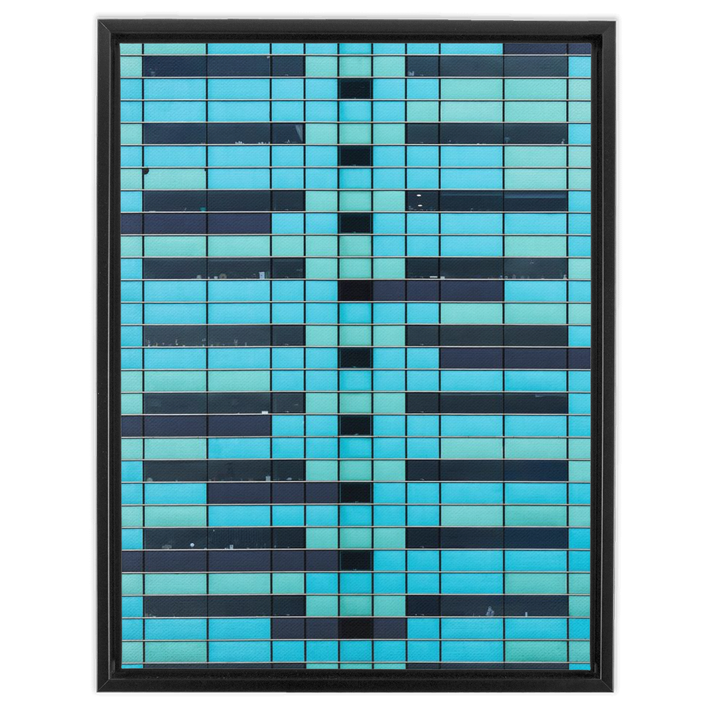 Blue Horizontal Tetris