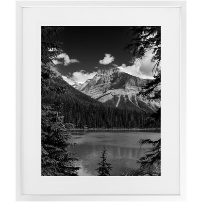 Lake, Trees &amp; Mountains