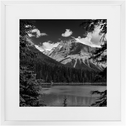 Lake, Trees &amp; Mountains
