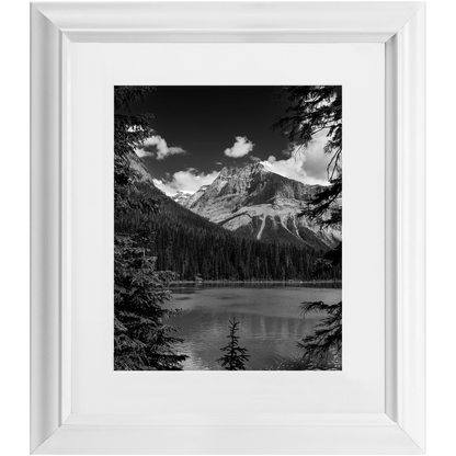 Lake, Trees &amp; Mountains
