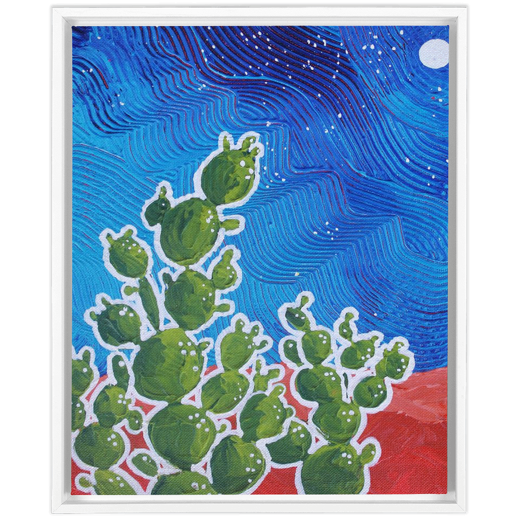 Moon and Cacti