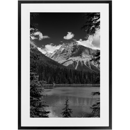 Lake, Trees &amp; Mountains