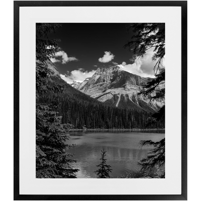 Lake, Trees &amp; Mountains