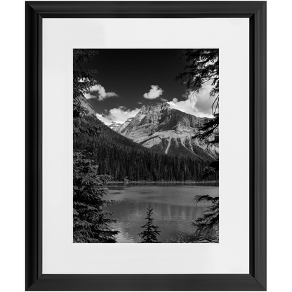 Lake, Trees &amp; Mountains