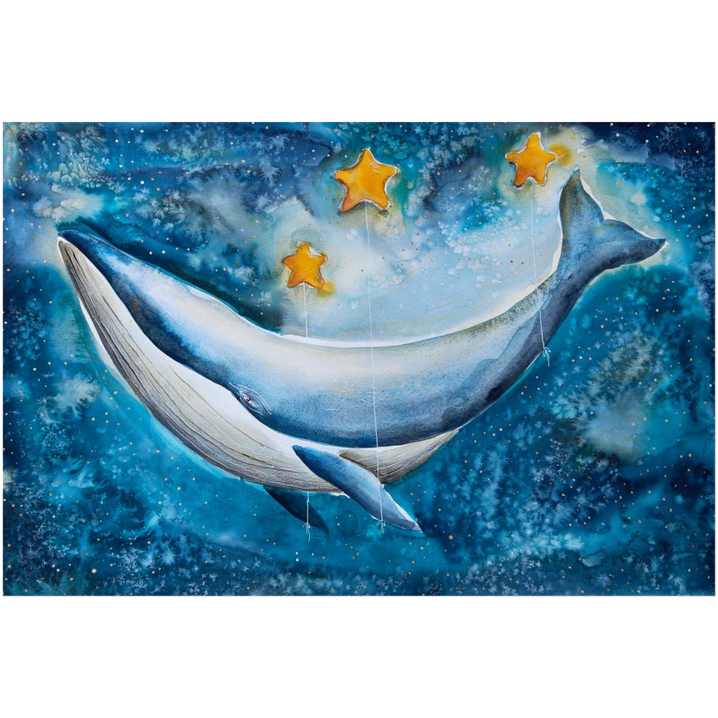 Whale With Stars