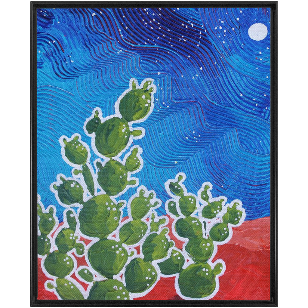 Moon and Cacti