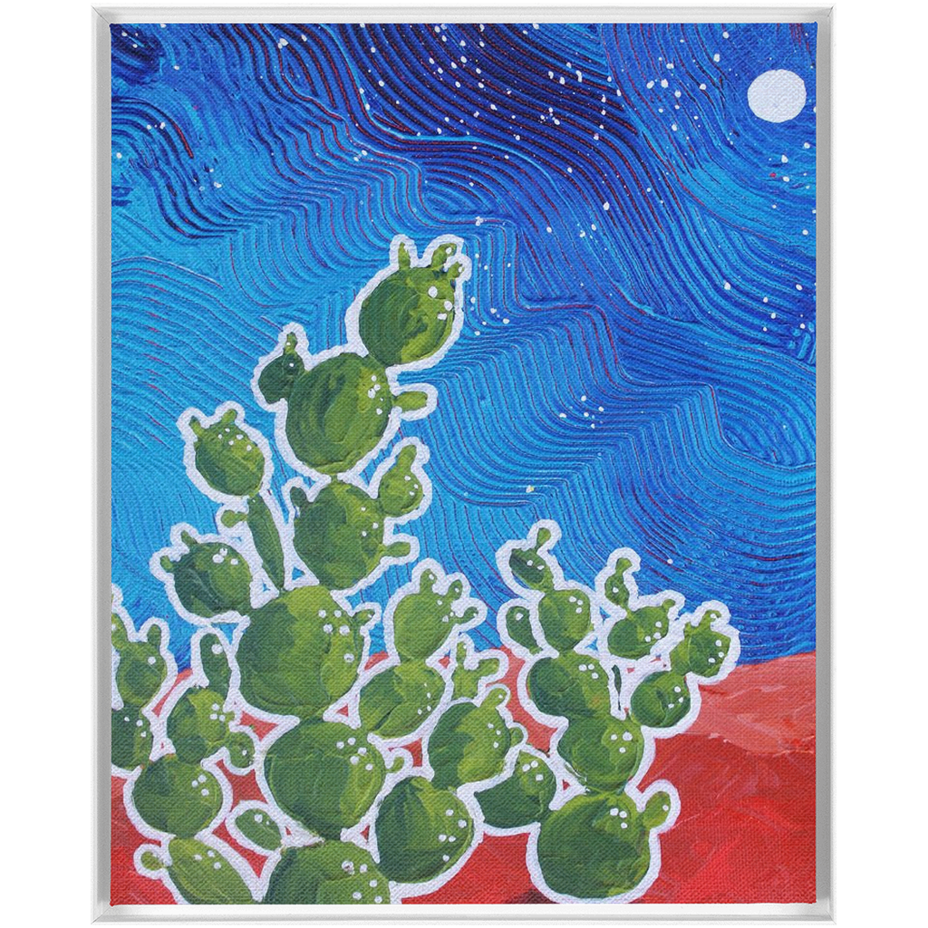 Moon and Cacti