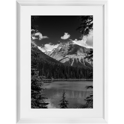 Lake, Trees &amp; Mountains