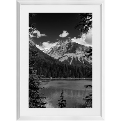 Lake, Trees &amp; Mountains