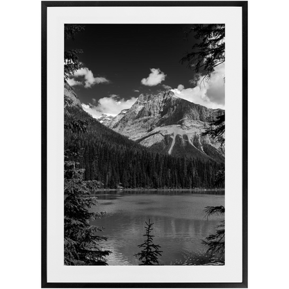 Lake, Trees &amp; Mountains