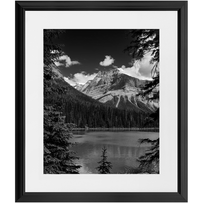 Lake, Trees &amp; Mountains