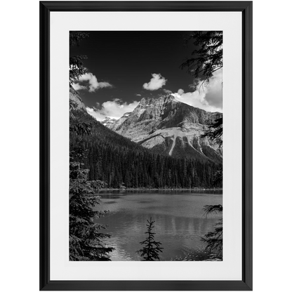 Lake, Trees &amp; Mountains