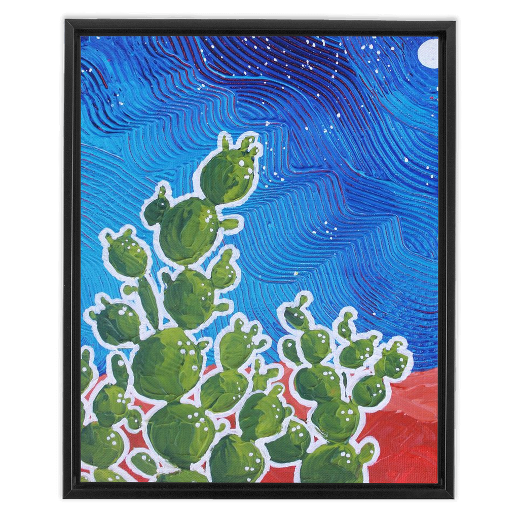 Moon and Cacti