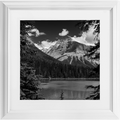 Lake, Trees &amp; Mountains