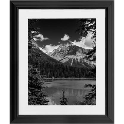 Lake, Trees &amp; Mountains