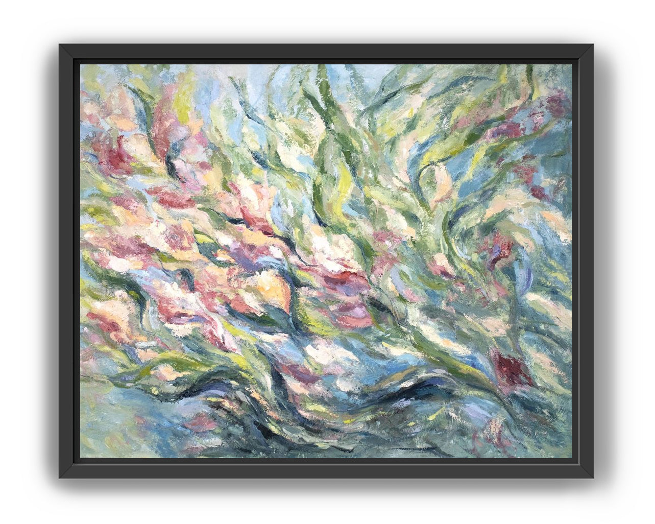 Vitality-Botanical Expressive Oil Painting