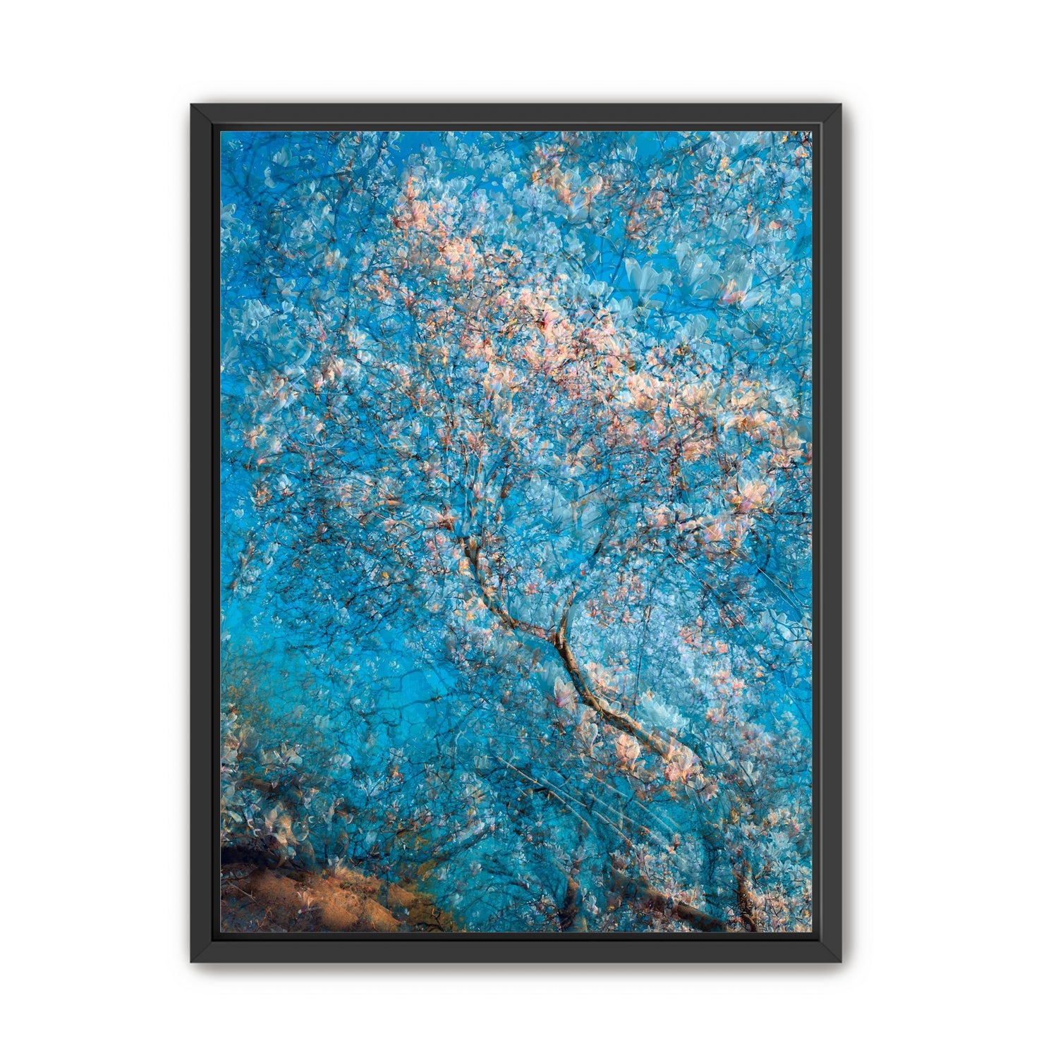 Ethereal Blooms in Blue 