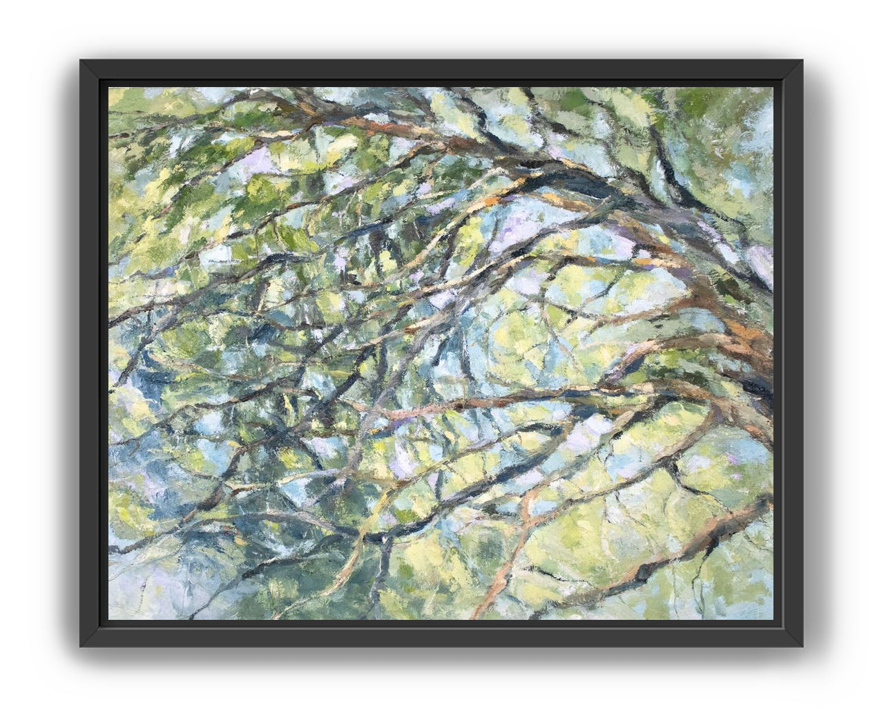 Light Within-Tree Canopy Landscape Oil Painting