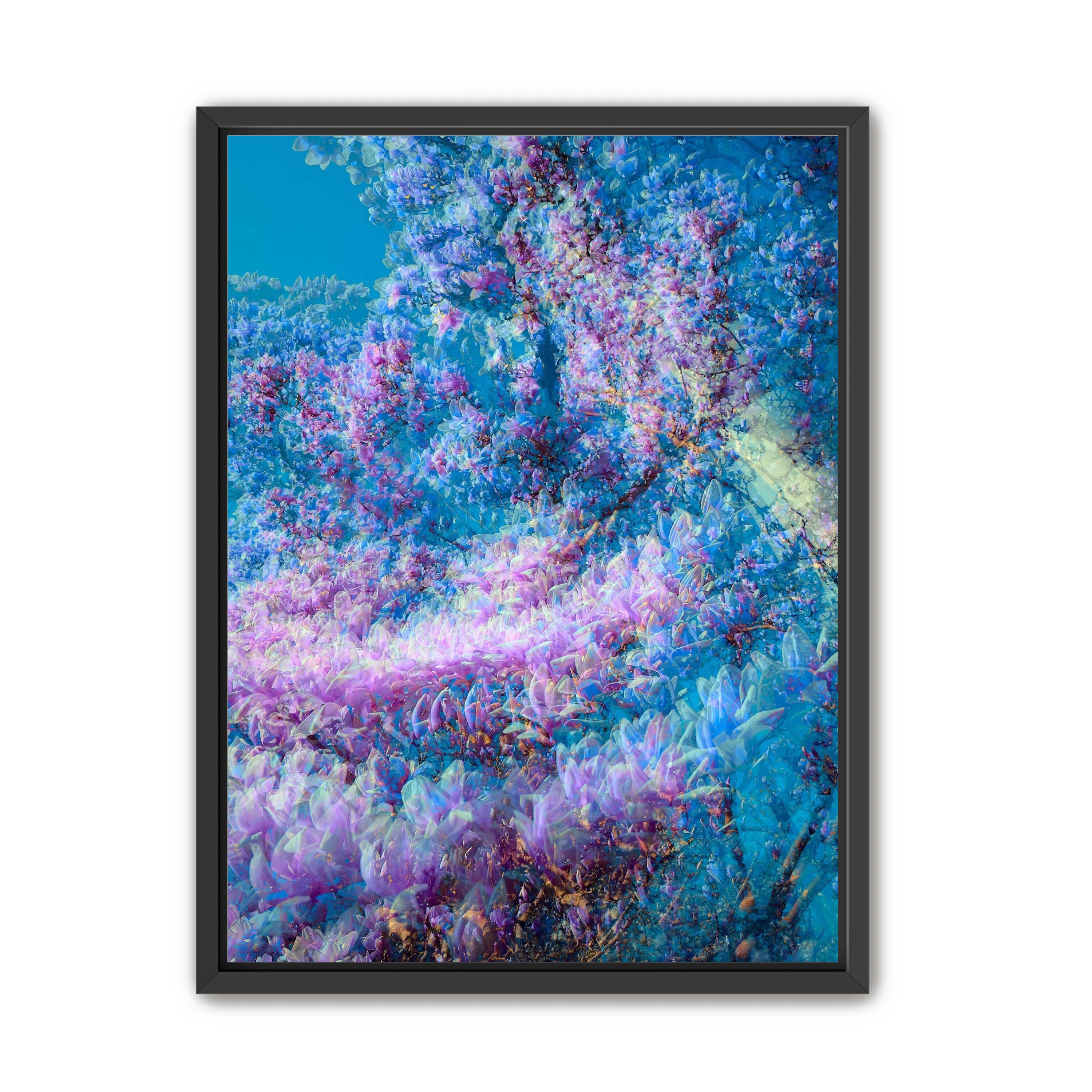 Ethereal Blooms in Blue 
