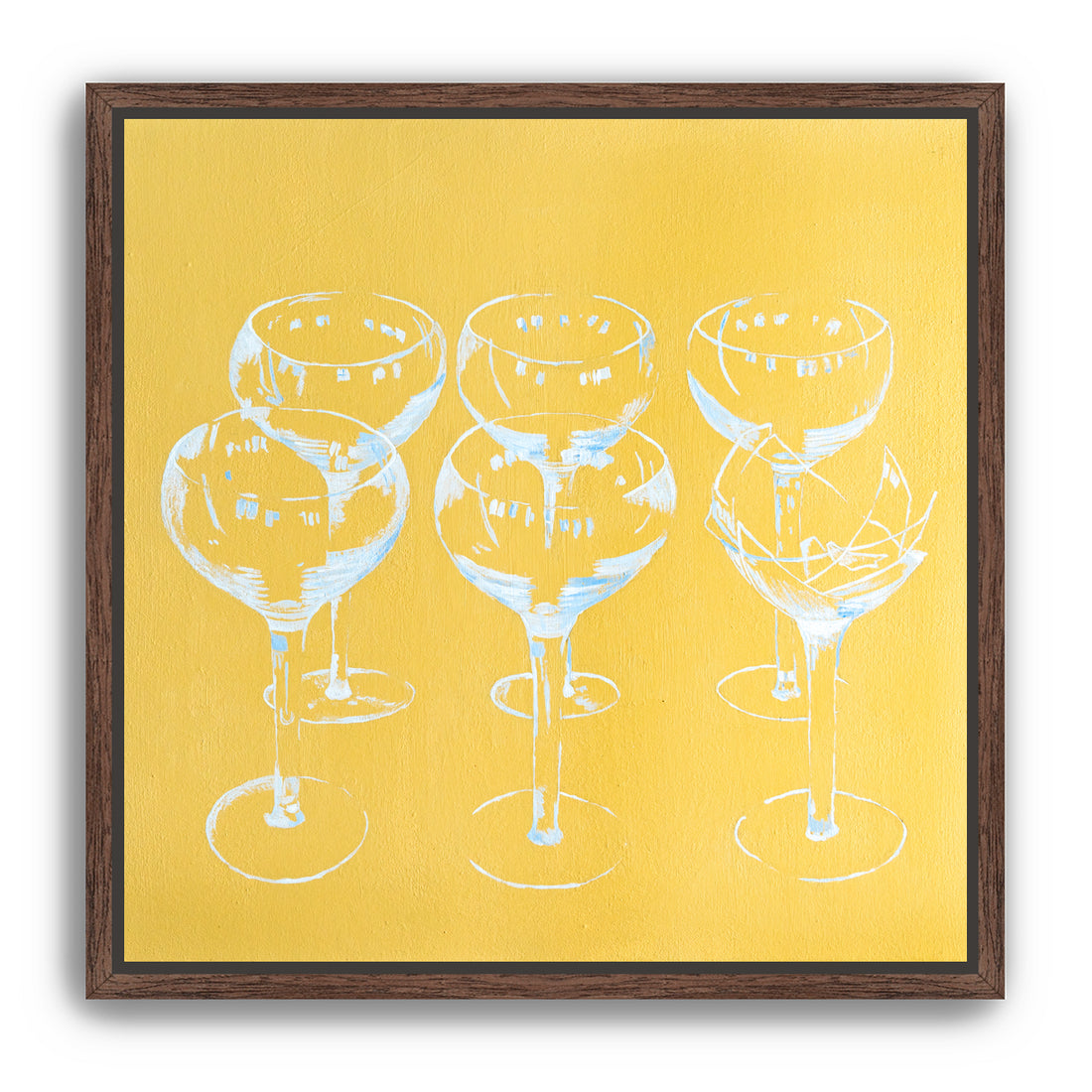 Champagne, broken