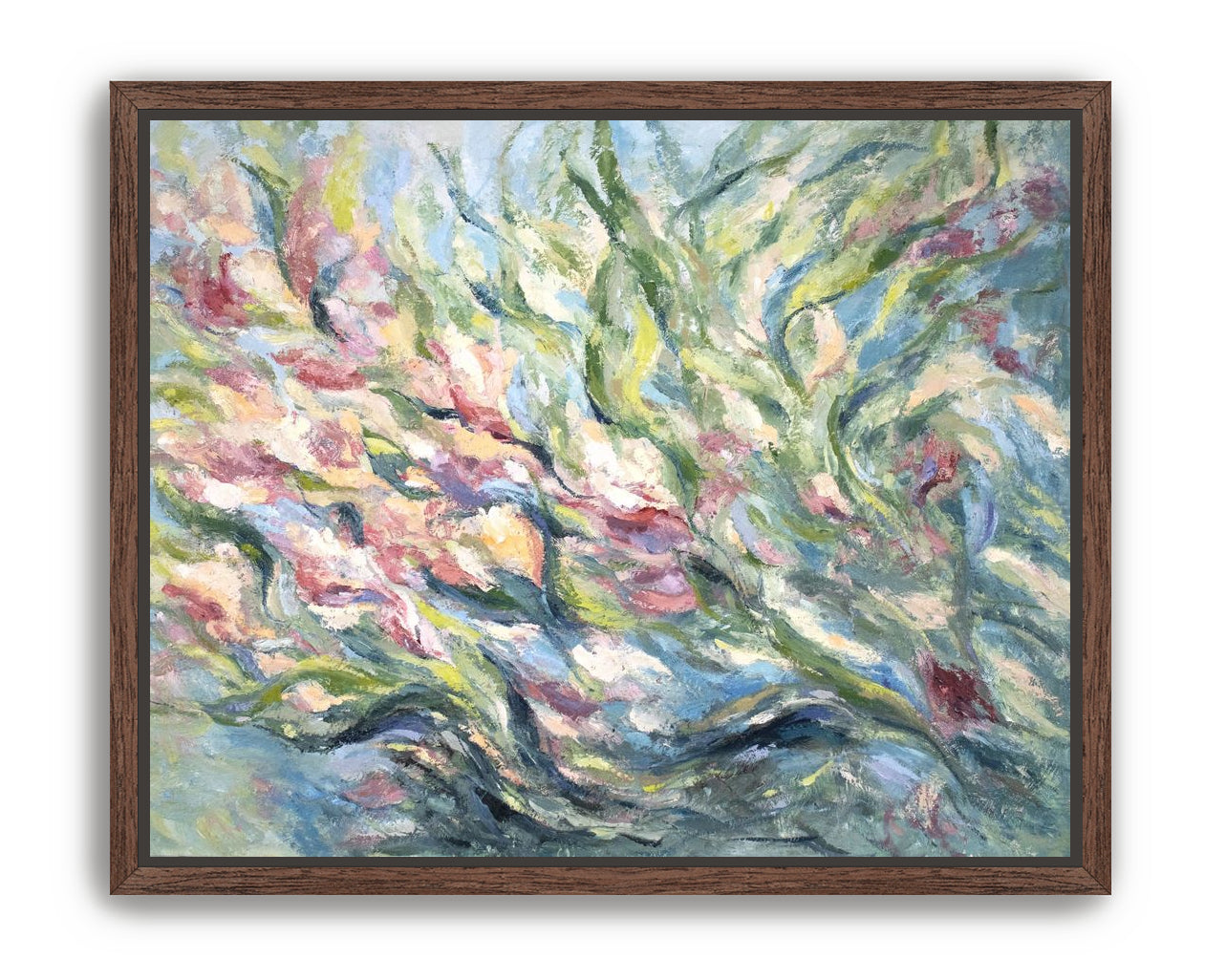 Vitality-Botanical Expressive Oil Painting