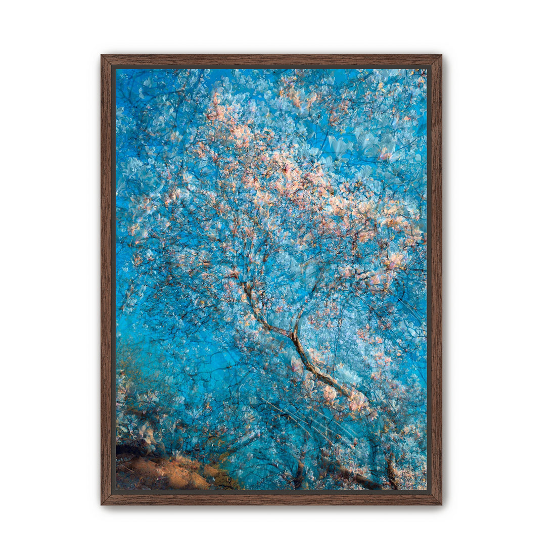 Ethereal Blooms in Blue 