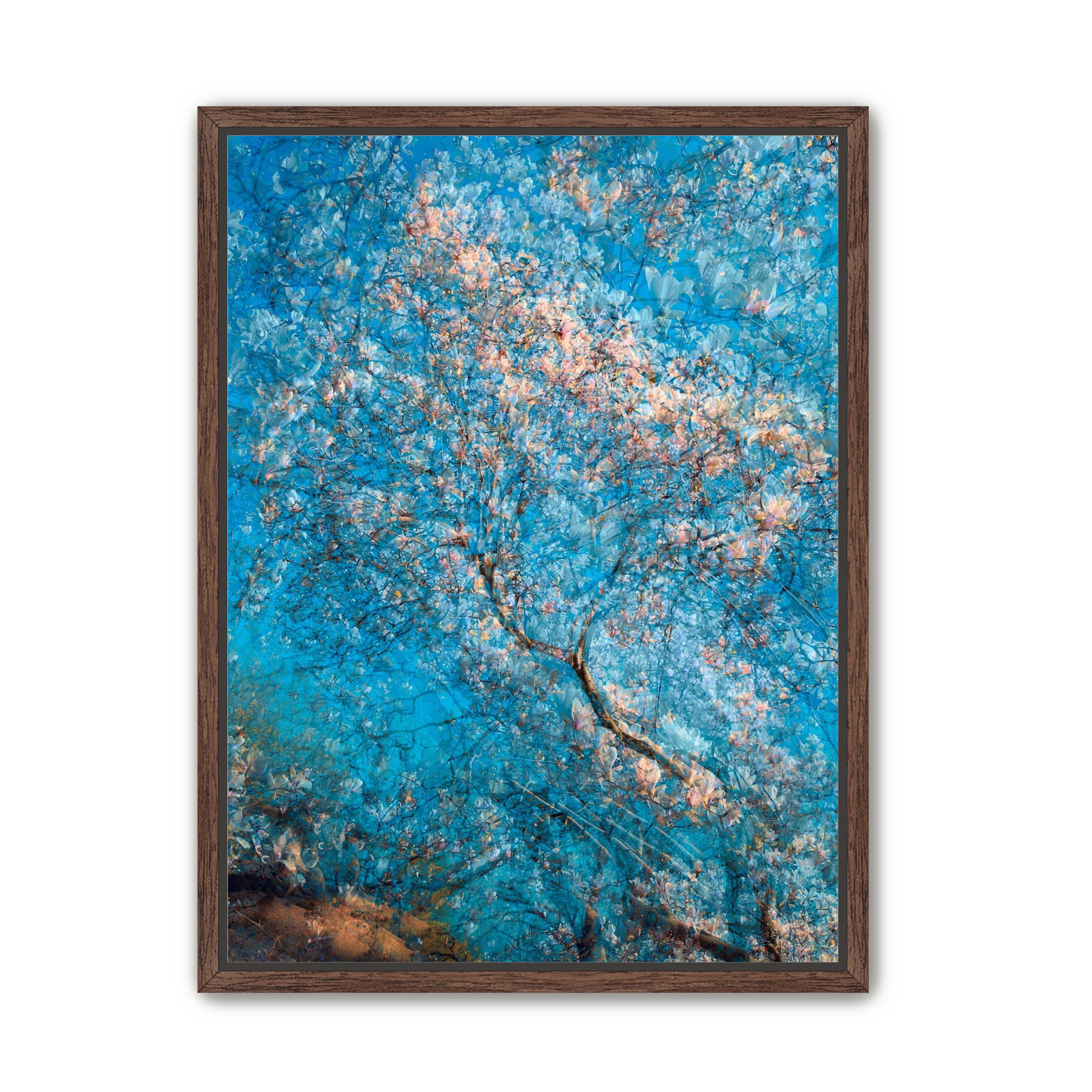 Ethereal Blooms in Blue 