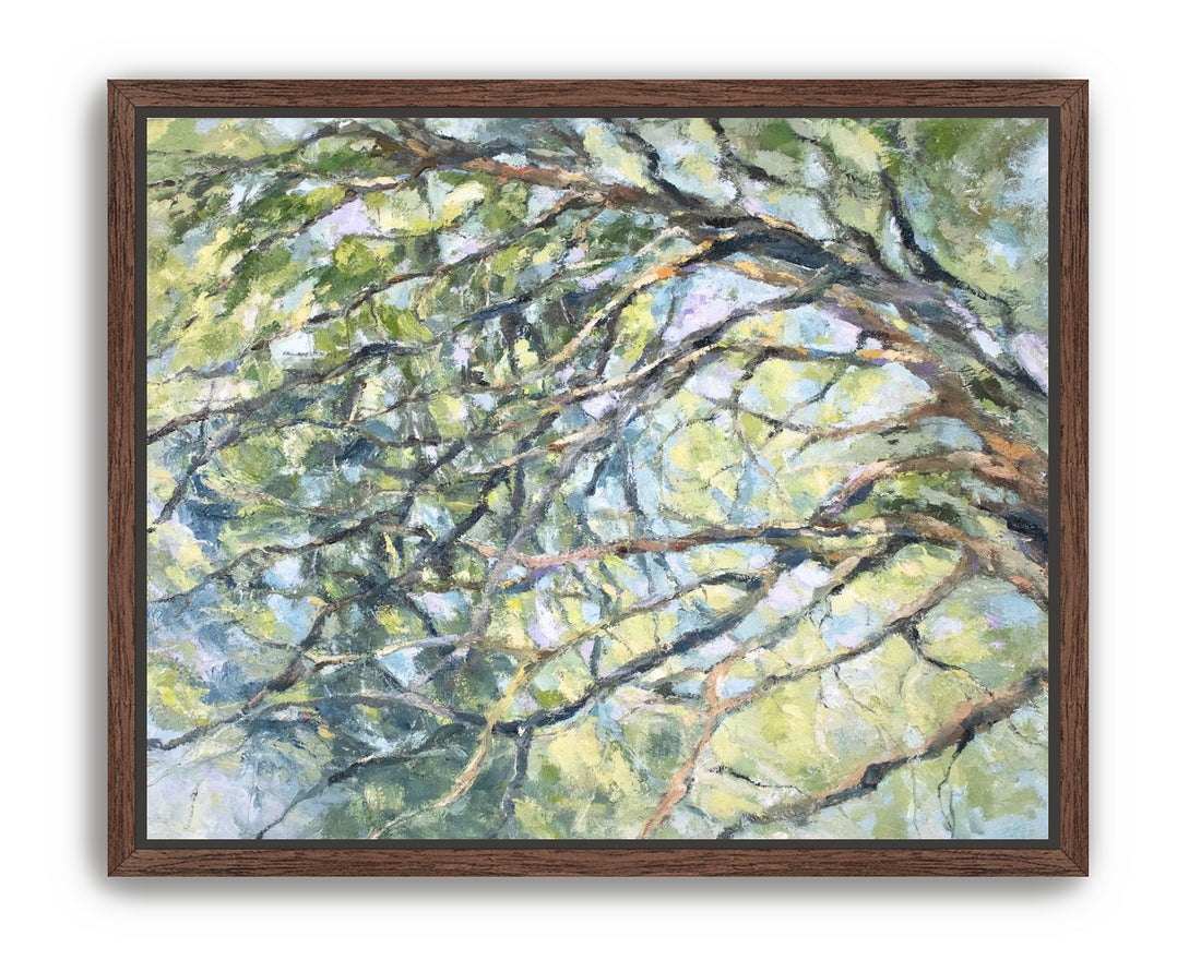 Light Within-Tree Canopy Landscape Oil Painting