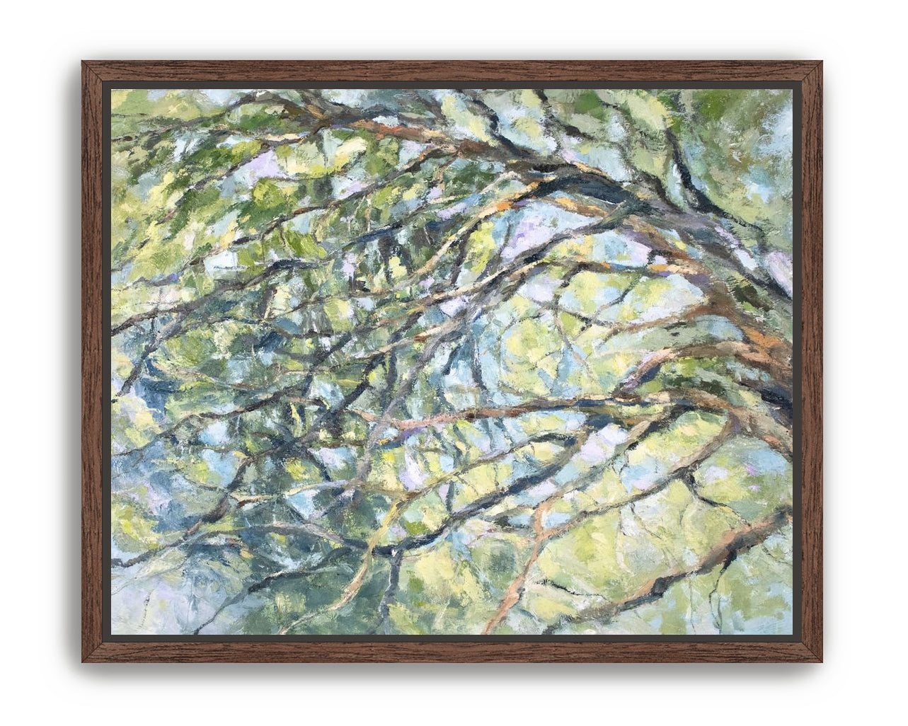 Light Within-Tree Canopy Landscape Oil Painting