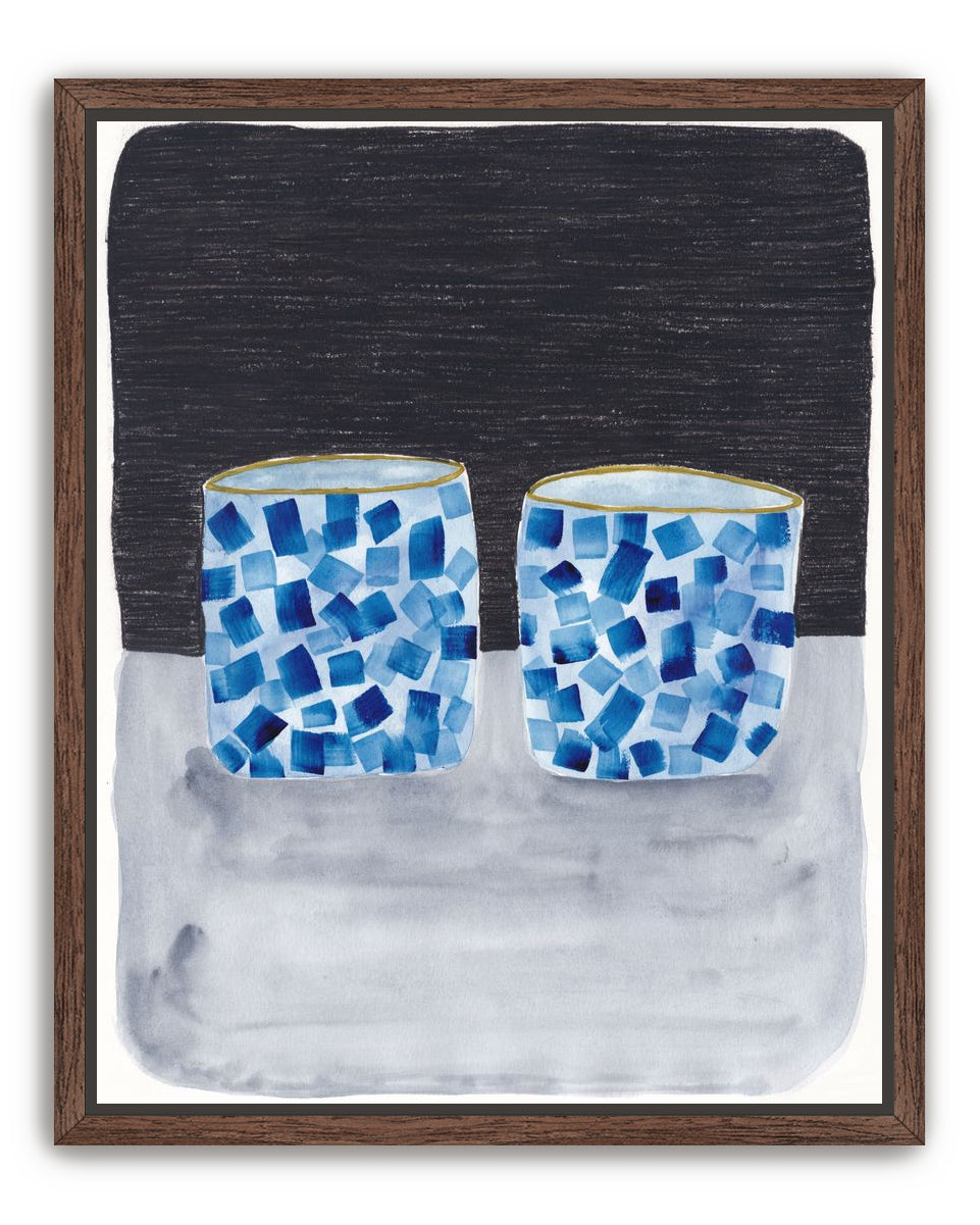 Teaware in Blue - Teacups 