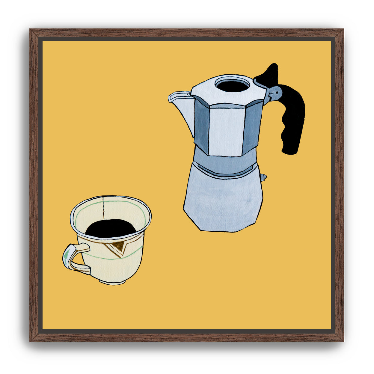 Morning coffee with Alfred Meakin