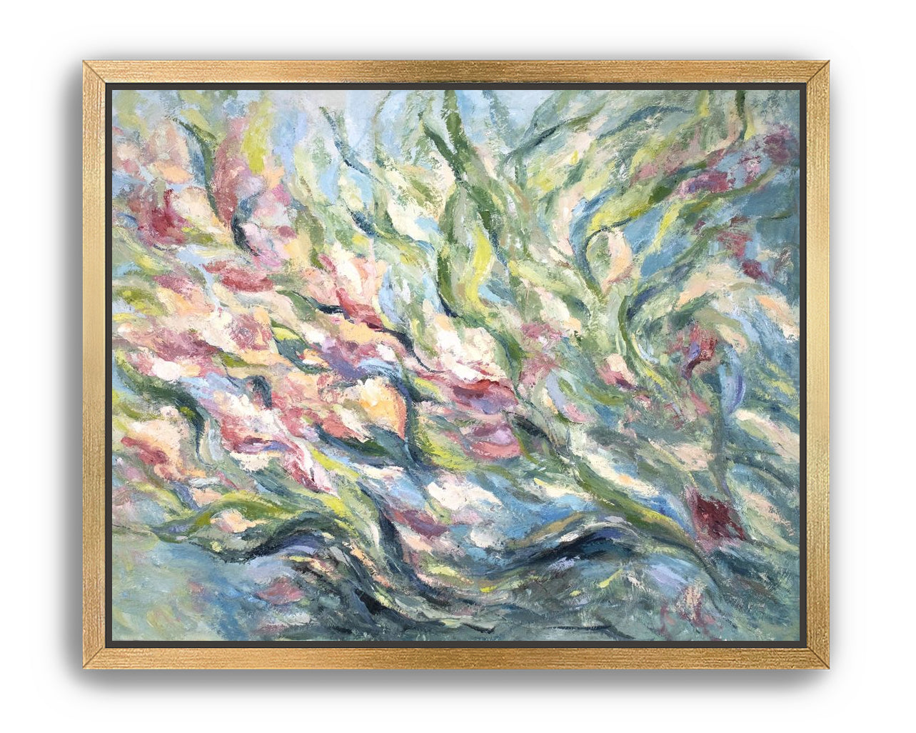 Vitality-Botanical Expressive Oil Painting