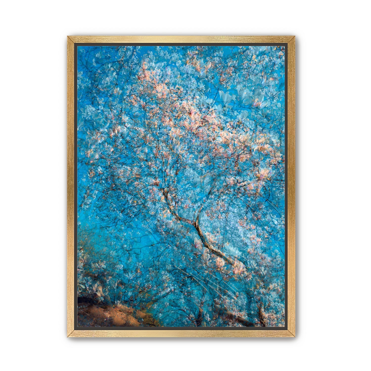 Ethereal Blooms in Blue 