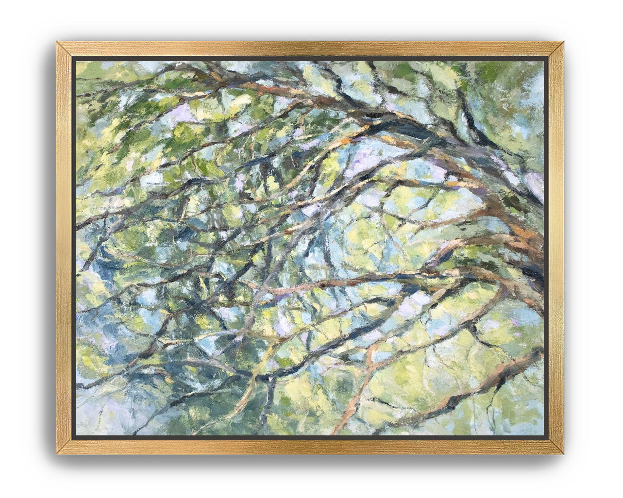 Light Within-Tree Canopy Landscape Oil Painting