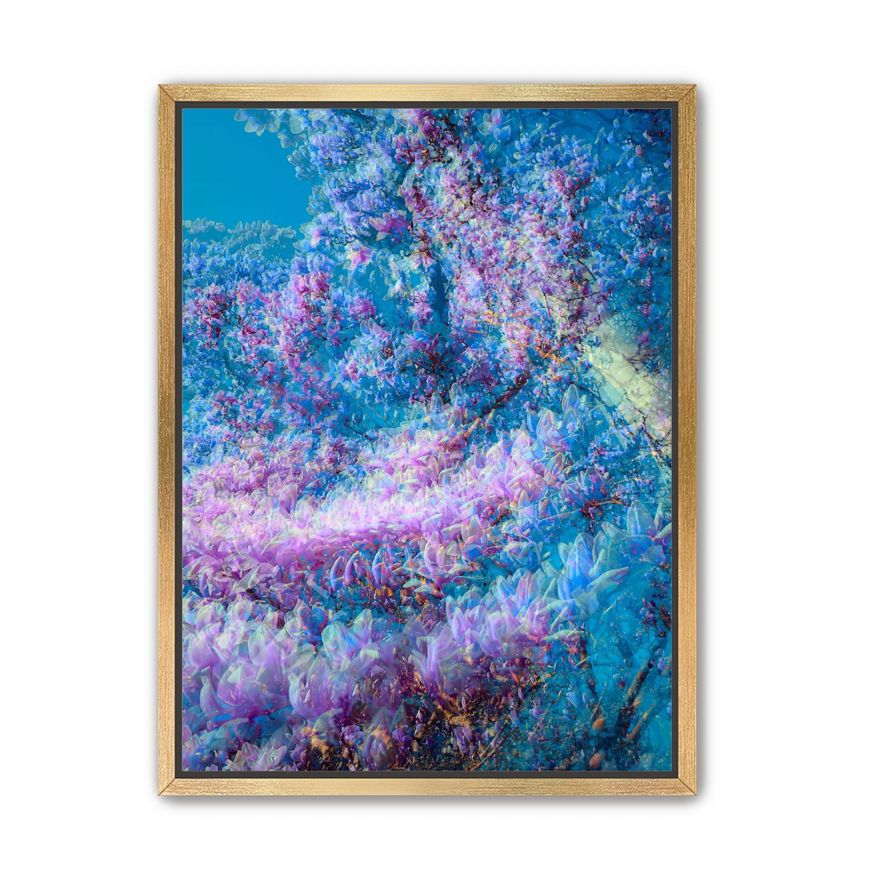 Ethereal Blooms in Blue 