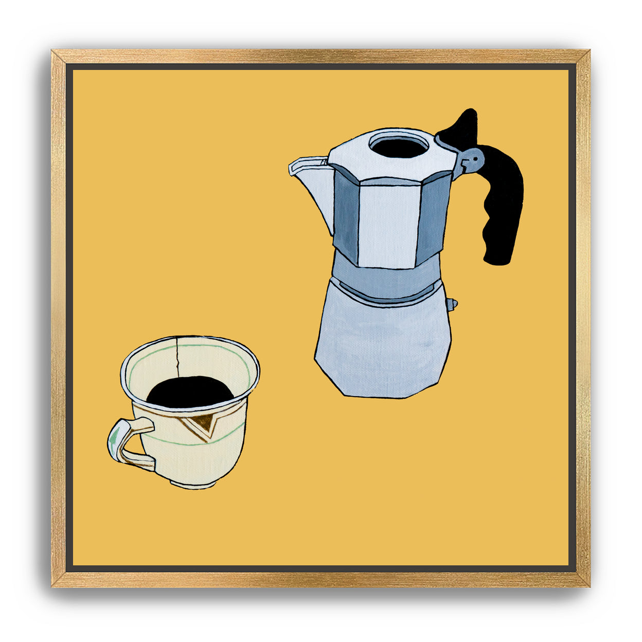 Morning coffee with Alfred Meakin