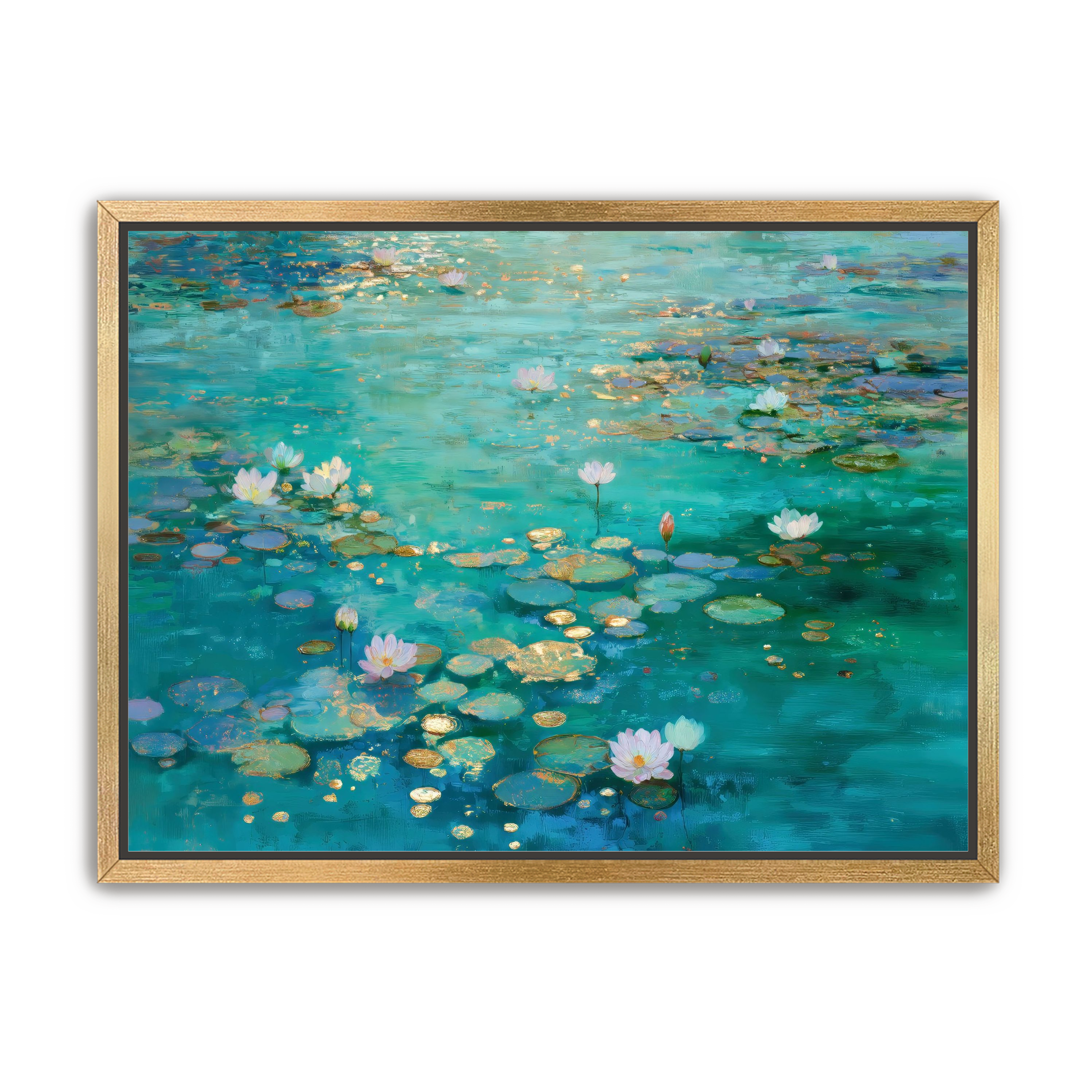 Quiet Gold on Blue Water