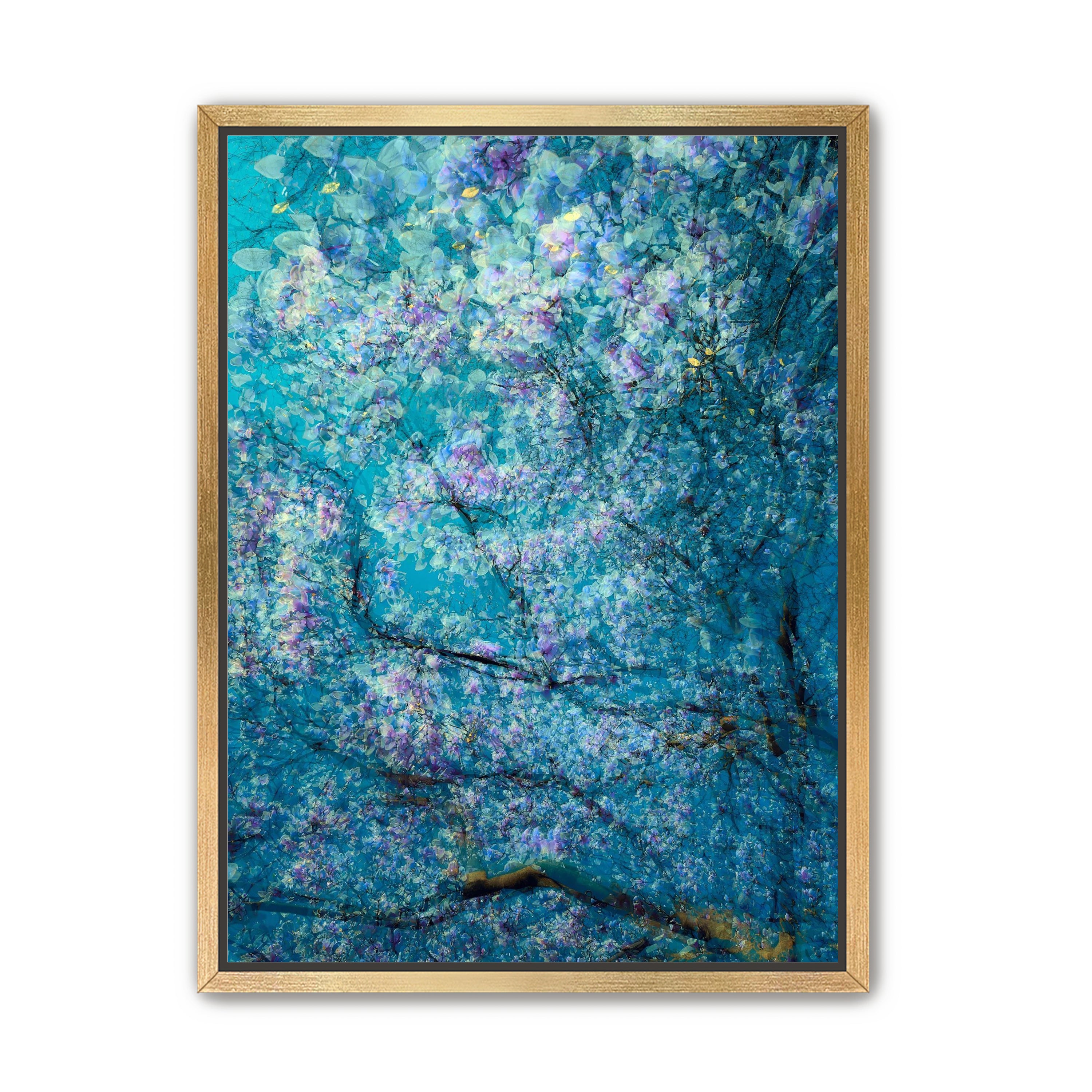 Ethereal Blooms in Blue 