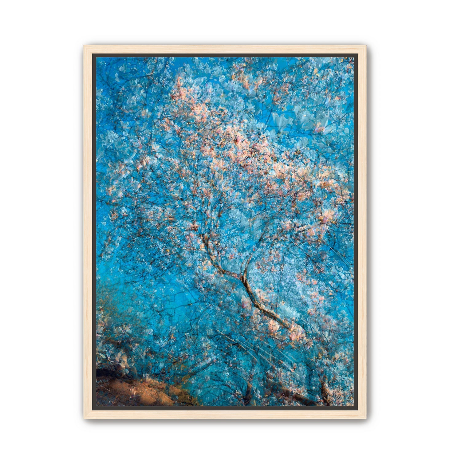 Ethereal Blooms in Blue 