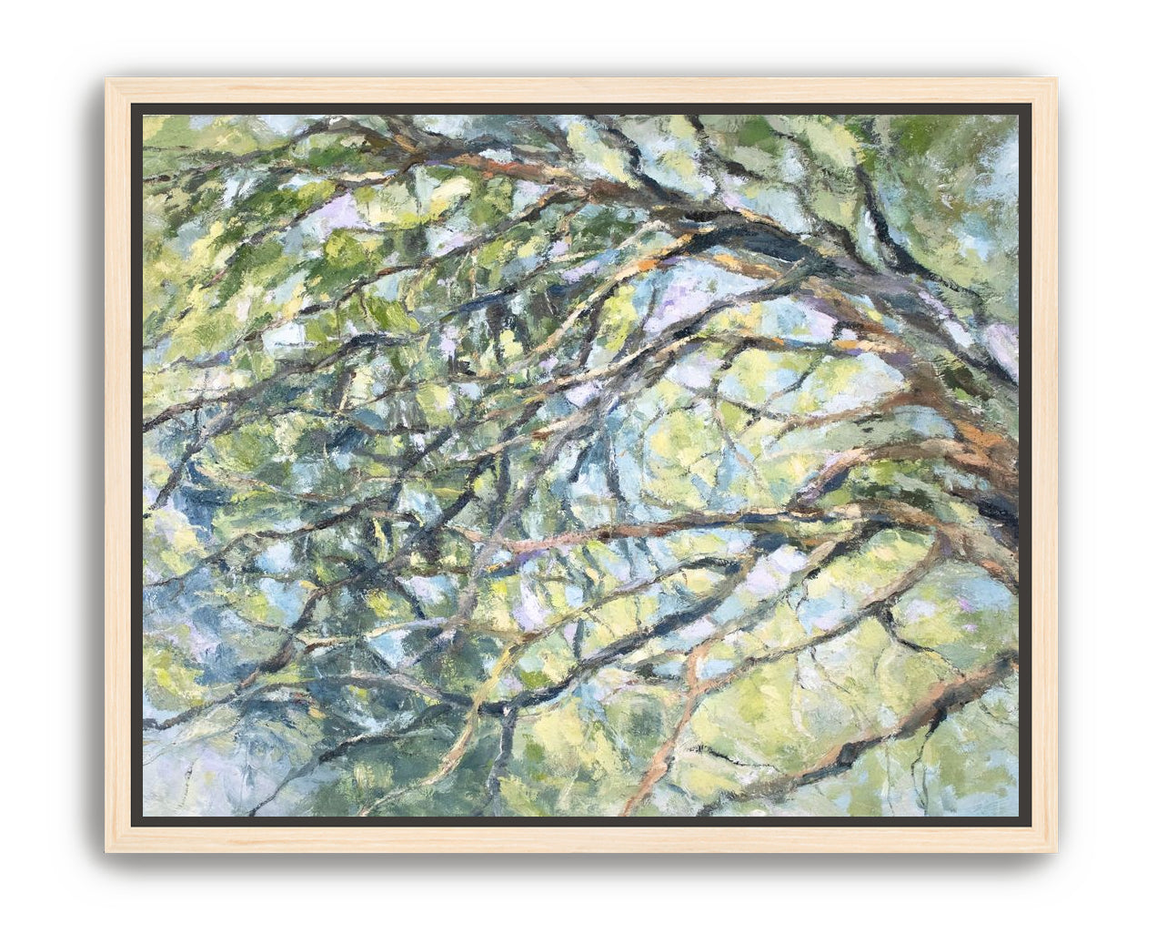 Light Within-Tree Canopy Landscape Oil Painting