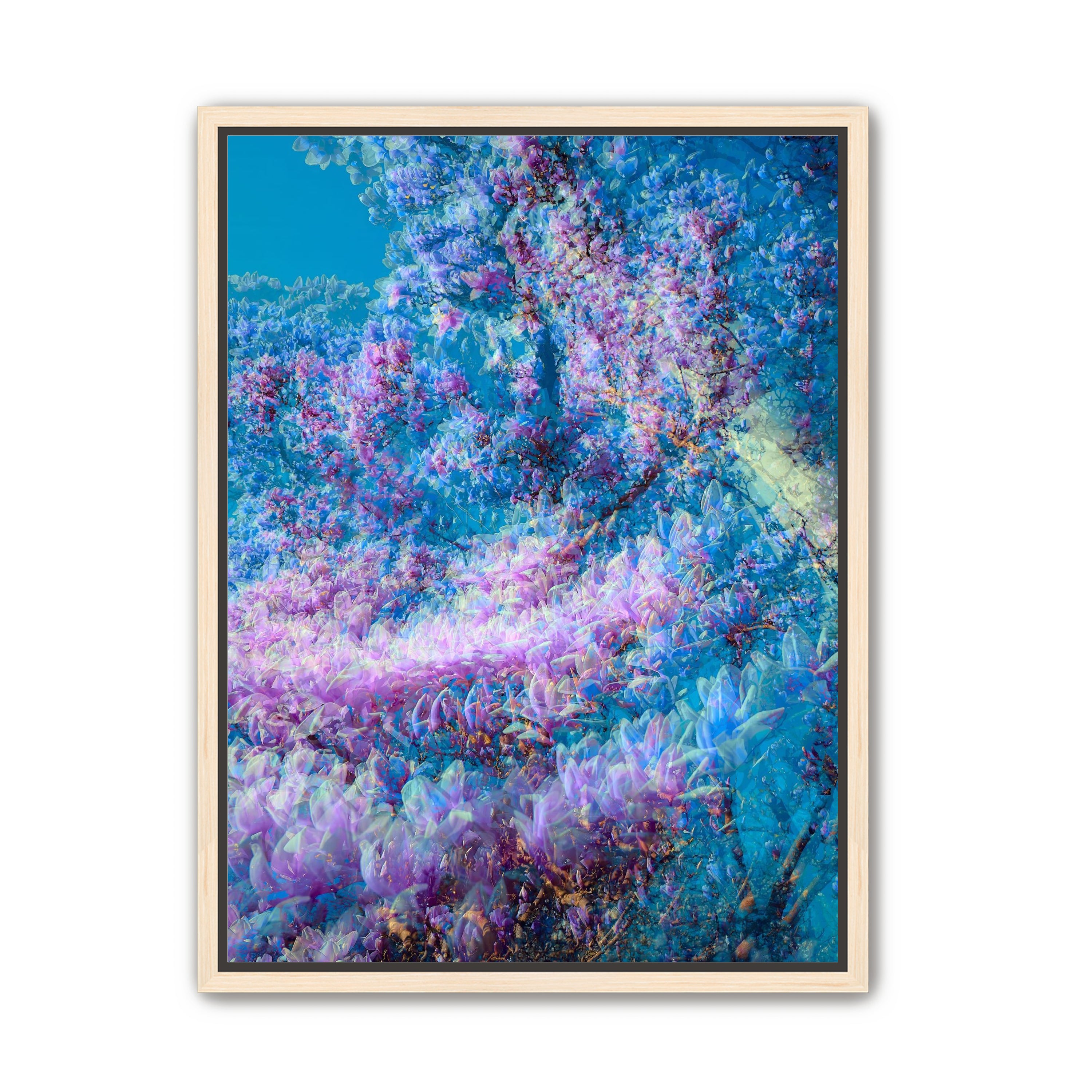 Ethereal Blooms in Blue 