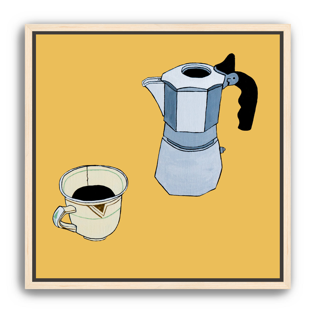 Morning coffee with Alfred Meakin