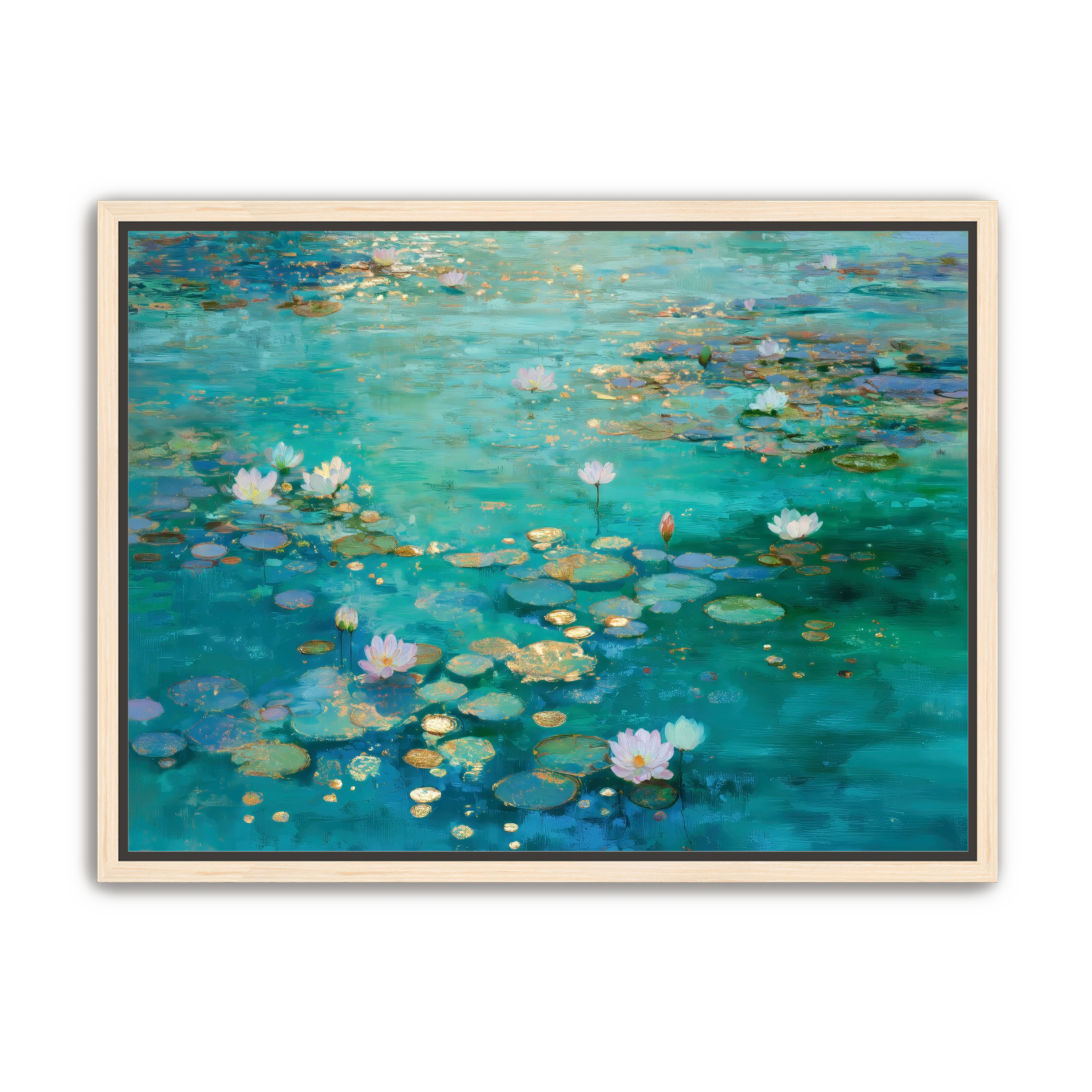 Quiet Gold on Blue Water