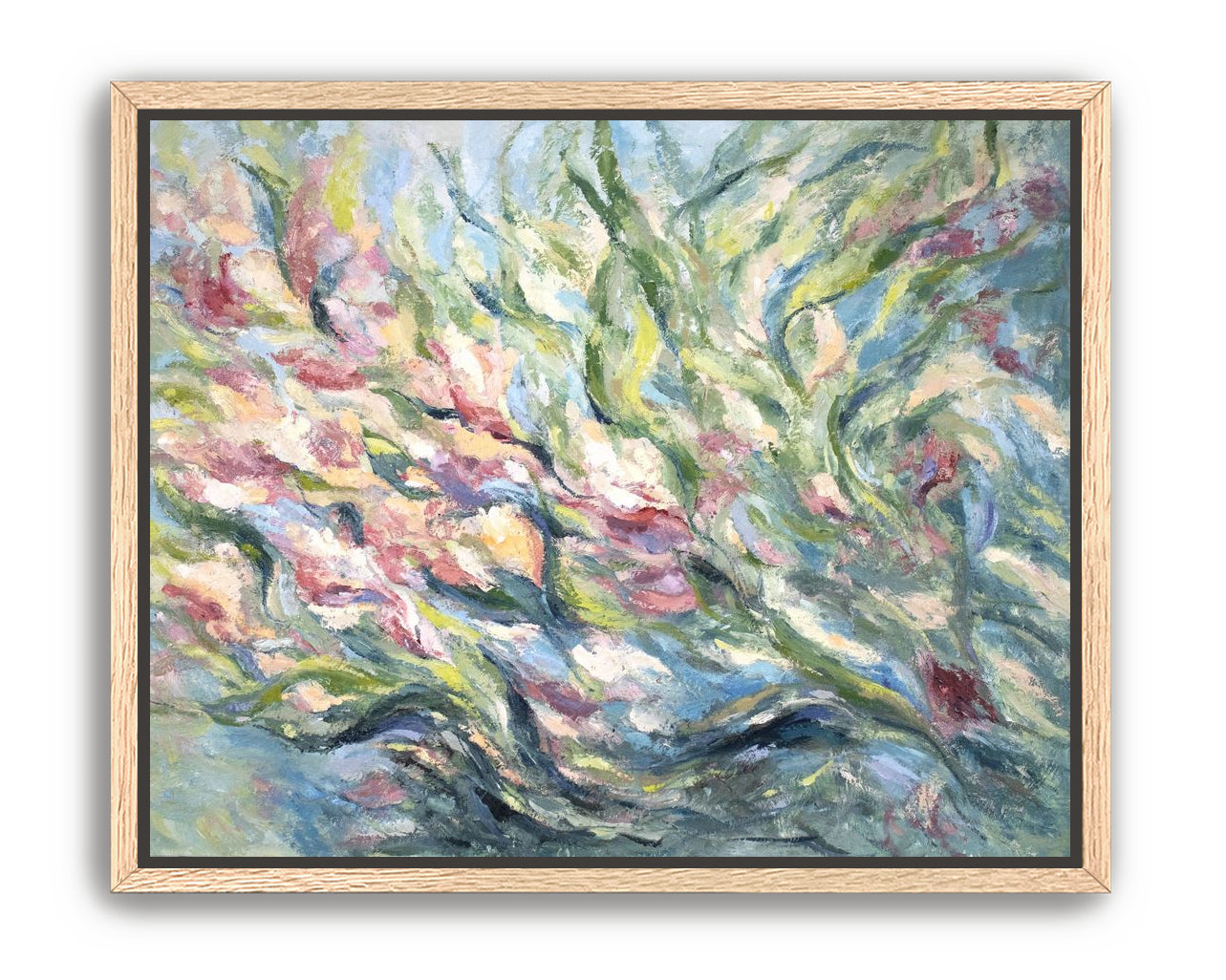 Vitality-Botanical Expressive Oil Painting