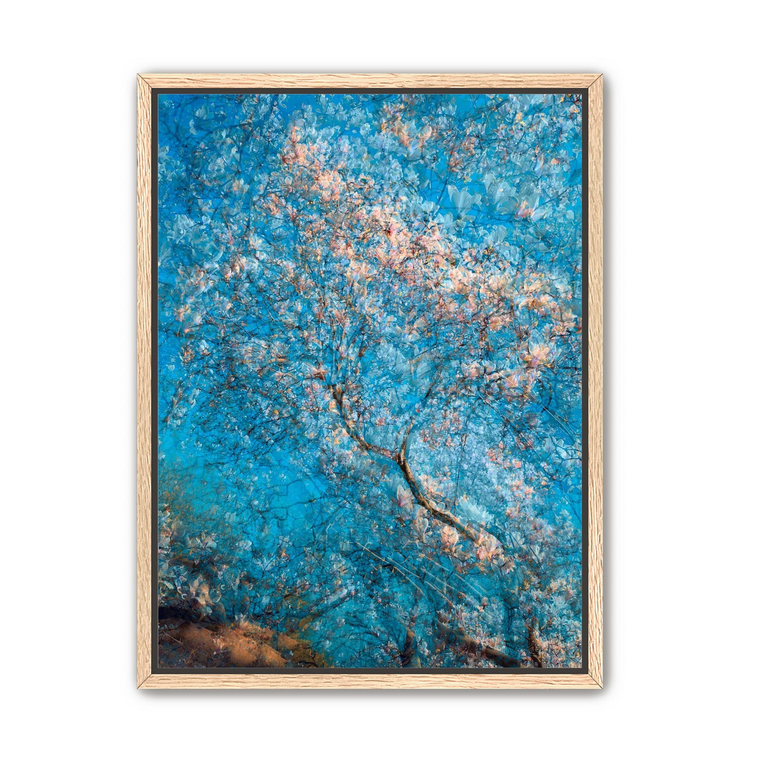 Ethereal Blooms in Blue 